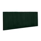 Cabeceira Painel Vitória 100Cm Cama Box Suede Verde Militar - Maitê Moda Casa