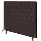 Cabeceira Para Cama Box Casal 140cm Diamante D10 Corano Marrom - Mpozenato