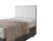 Cabeceira Para Cama Box Itália Casal 1,40cm Laminado Branco - FdECOR