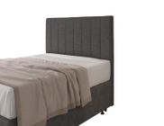 Cabeceira Para Cama Box Itália Casal 1,40cm Linho Cinza - FdECOR - Italian Flex