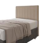 Cabeceira Para Cama Box Itália Solteiro 0,90cm Linho Bege - FdECOR - Italian Flex