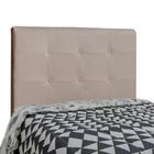 Cabeceira Para Cama Box Luna Queen 1,60cm Veludo Bege - FdECOR - Italian Flex