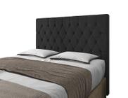 Cabeceira Para Cama Box Potenza Casal 1,40cm Suede Preto - FdECOR - Italian Flex