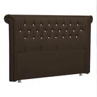 Cabeceira Queen Brescia P04 160 cm Suede - ADJ Decor