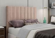 Cabeceira queen dubai - veludo rose - palladium decor