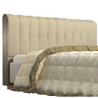 Cabeceira Queen Kiara 160 CM Suede Marfim - D A Decor