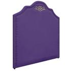 Cabeceira Queen Orlando P02 160 cm para cama Box Sintético Roxo - Amarena Móveis