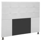 Cabeceira Safira Para Cama Box Casal 140 cm material sintético Branco - D'Rossi - DROSSI