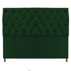 Cabeceira Sofia 160 cm Queen Size Suede Verde - ADJ Decor