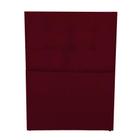 Cabeceira Solteiro 90cm Lizz Suede Marsala - D'Classe Decor