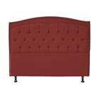 Cabeceira Solteiro 90cm Para Cama Box Diana Suede Vermelho - DS Estofados