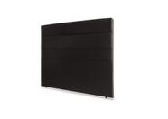 Cabeceira Solteiro Bia 90cm Suede Preto  FdECOR