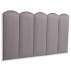 Cabeceira Solteiro Nuvem 100x60 Cama Box Modulada Luno