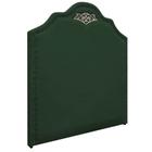 Cabeceira Solteiro Orlando P02 90 cm para cama Box Suede Verde - Amarena Móveis