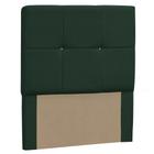 Cabeceira Solteiro Vênus 90cm Suede Verde Musgo - D'Monegatto