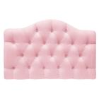 Cabeceira Suspensa Imperatriz 140 cm Casal Suede Rosa Bebê - Amarena Móveis