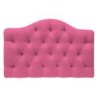 Cabeceira Suspensa Imperatriz 90 cm Solteiro Sintético Pink - Amarena Móveis