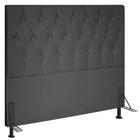 Cabeceira Topázio Para Cama Box Queen 160 cm Suede - D'Rossi - DRossi