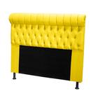 Cabeceira Tóquio 160 cm Suede Amarelo