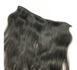 Cabelo 100% Humano Liso Ondulado Em Tela Castanho 40cm 100g.