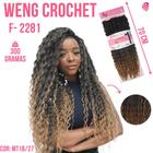 Cabelo 100% Orgânico Cacheado Solto / Fio A Fio Para Crochet Braids -Weng 300Gr -Sem Brilho