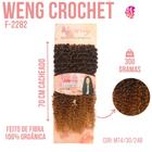 Cabelo Cacheado Afro 100 % Organico Weng Para Crochet Braids - Leve - Para o Dia A Dia