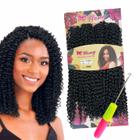 Cabelo Cacheado Afro Fibra Bio Orgânica P/ Crochet Braid