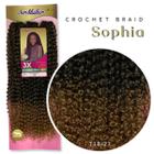 Cabelo Cacheado Bohemian Ser Mulher Crochet Braid 55 cm 270 Gramas