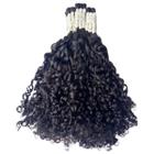 Cabelo Cacheado Caipira Humano Semi Limpo 60/65cm 200gr Pontas Cheias