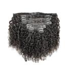 Cabelo Humano Cacheado 40cm com Tic-Tac Textura Curly De Benguela - Castanho Escuro (100g)