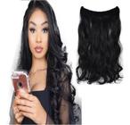 Cabelo Humano Liso Ondulado 50cm 100g 1 Tela