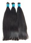 Cabelo Humano Liso Ondulado Natural 40/45 Cm 180g Fio A Fio