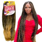 Cabelo Jumbo Super X p/ trancistas e Cabelos Afro Braids Box