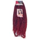 Cabelo Marley - Cor (T1B/Bug)Cor Preto Com Vermelho