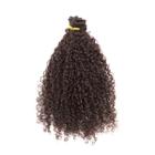 Cabelo Natural Cacheado 60cm com Tecimento Textura Curly De Benguela Castanho Escuro 100g