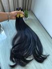 Cabelo Natural Humano Mega Hair Liso 60/65cm - 100 Gramas