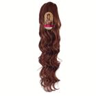 Cabelo Ondulado Rabo de Cavalo Emily Regulável Ser Mulher 185 gramas Fibra Futura 70 cm Bio Vegetal Aplique Cacho Solto