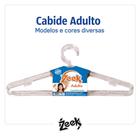 Cabide Adulto Cristal Com 3 Zeek