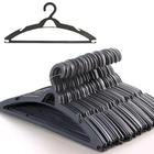 Cabide Adulto Preto kit 50 Cabides para Organizar Roupas- Aleplas