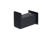 Cabide de Parede Banheiro 4,5cm em Aço Inox Black Matte Preto Fosco Stainless