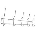 Cabide de parede com 5 ganchos duplos 40x7x13