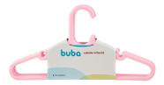 Cabide Infantil Kit Com 10 Unidades - Rosa - Buba