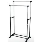 Cabideiro Arara Dupla P/ Roupas A.160cm  Ajust. C/ Sapateira - Clink