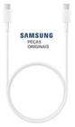 Cabo 2 pontas tipo C Original Samsung Branco COD GH39-02032A