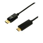 Cabo Adaptador Conversor Displayport Macho P/ Hdmi Macho 1,8