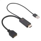 Cabo Adaptador Conversor Hdmi Para Displayport Ativo Usb 5V