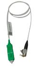 Cabo adaptador de fibra óptica com conector preto/verde
