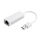 Cabo Adaptador De Rede Usb 2.0 Para Rj45 10/100 Ethernet branco 4064