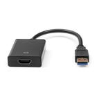 Cabo Adaptador de USB 2.0 para HDMI Plus Cable, 15 Centímetros - ADP-USBHDMI10BK