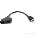 Cabo Adaptador Divisor Duplicador HDMI 1 Entrada X 2 Saídas Splitter